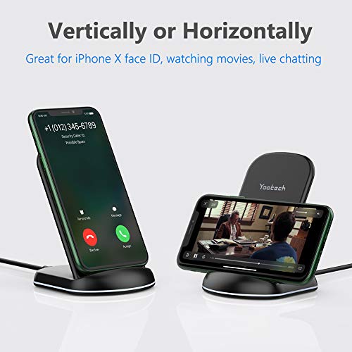 Yootech Qi-Certified 10W Max Wireless Charging Stand