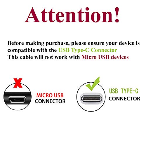 2 Pack Adaptive Fast Charger Type C for Samsung Galaxy and Android Phones