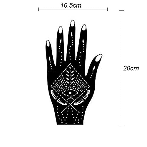 XMASIR Henna Tattoo Stencil Set - 30 Sheets