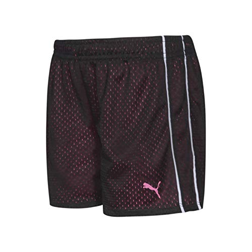 PUMA Big Girls' Double Mesh Active Shorts