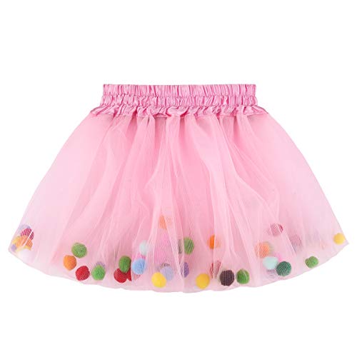 Fluffy Pom Pom Tutu for Toddler Girls