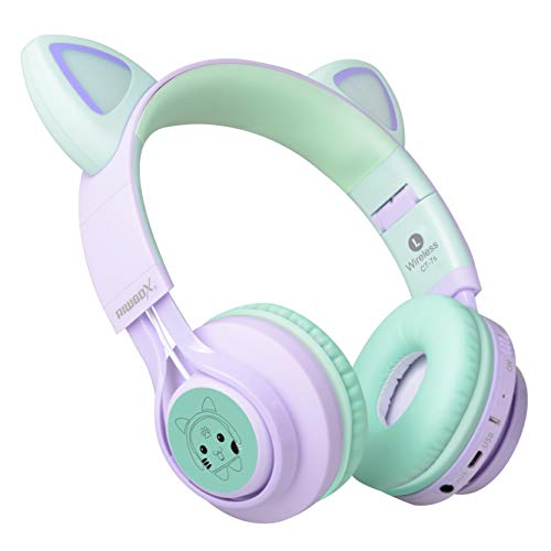 Riwbox  Cat Ear Bluetooth Headphones