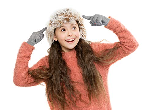 CROSSFINGERS Kids Winter Knit Gloves, 3 Pairs