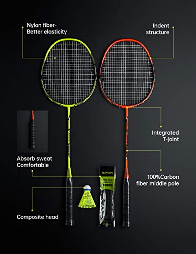 WOED BATENS -2 Player Badminton Set