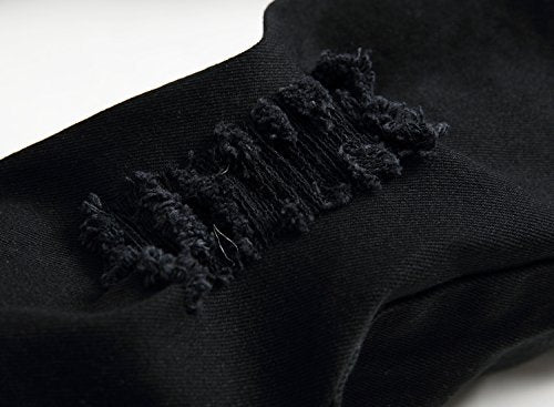 Boy's Black Ripped Skinny Jeans