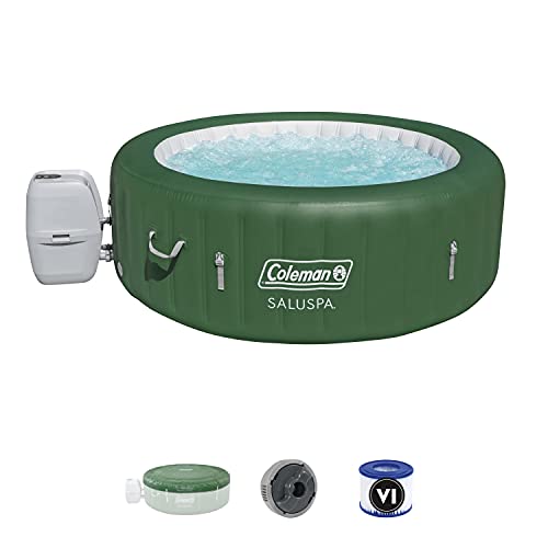 Coleman Inflatable Hot Tub with Heated Water System & Bubble Jets