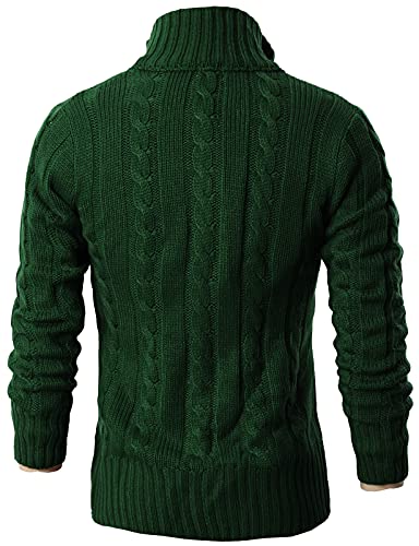 Stand Neck Button Cardigan Sweater