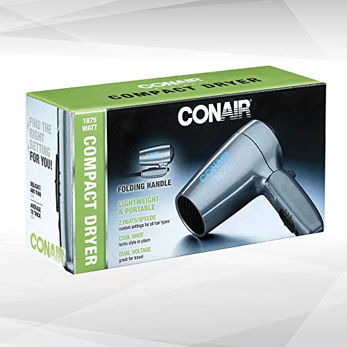 Conair Compact Dual Voltage Travel Hair Dryer