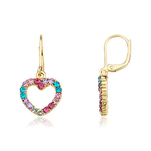 Rainbow Heart Earrings