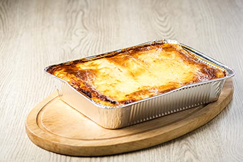 DecorRack Aluminum Pans with Flat Board Lids (14 Pack)