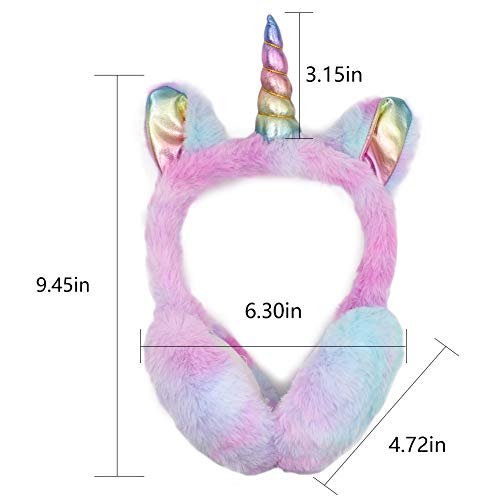 Foldable Unicorn Earmuffs