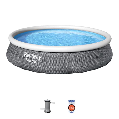 Bestway Fast Ground Set Round Pool with Filter Pump (13' x 33
