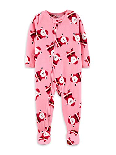 Cozy Santa Sleeper Pajamas for Toddler Girls
