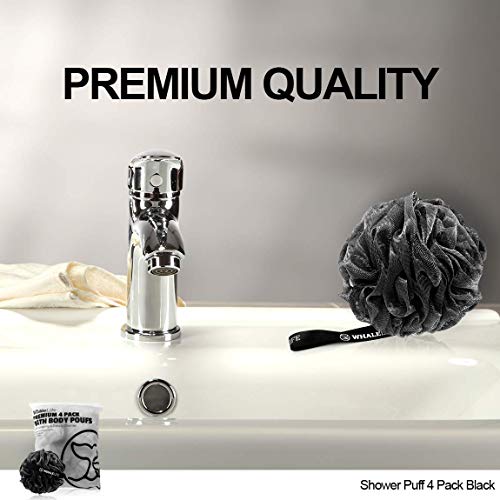 WhaleLife Shower Puff 4 Pack