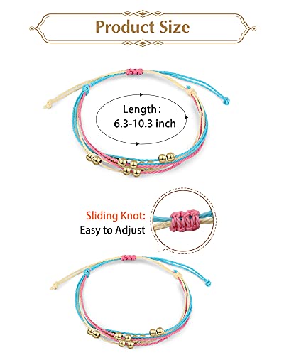 Surfer Wave Friendship Bracelet Set