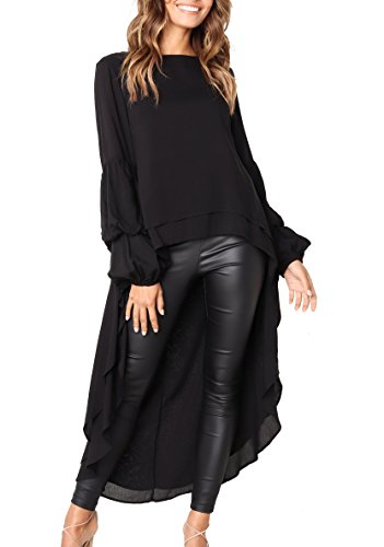 PRETTYGARDEN Women's High Low Casual Tops