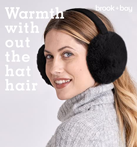 Cable Knit Furry Fleece Ear Covers for Women (Assorted Colors)