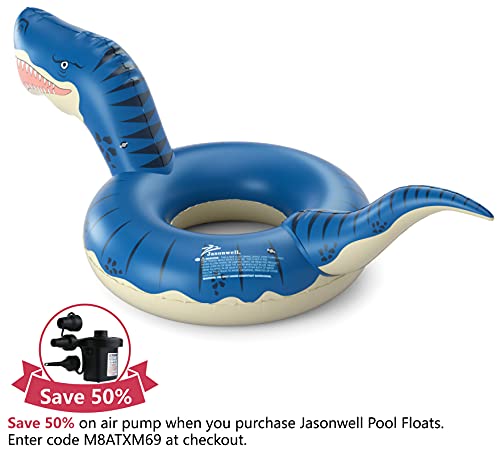 Jasonwell Inflatable Dinosaur swimming float tube
