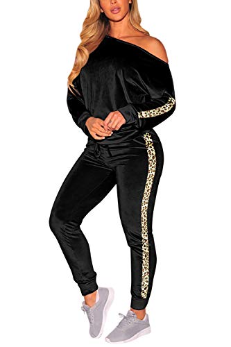 VamJump Women's Velvet Tracksuit Set