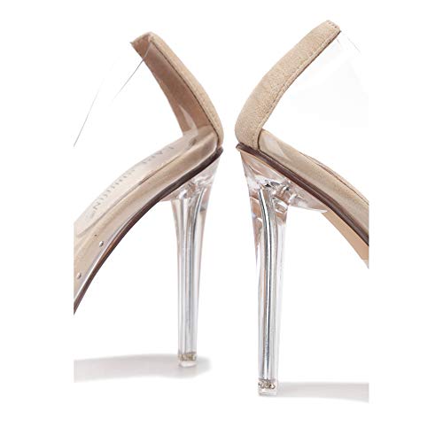 Clear Stiletto High Heels