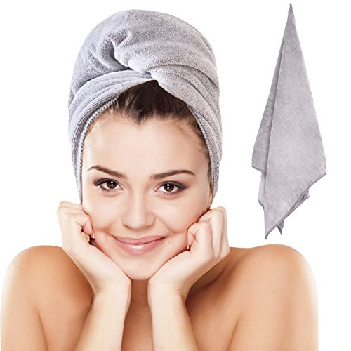 Luxe Beauty Essentials Microfiber Hair Towel Wrap