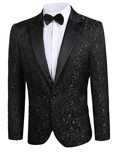 Floral Dress Suit Jacket for Men