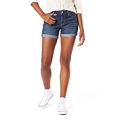 Mid-Rise Shorts (Blue Laguna, 6)
