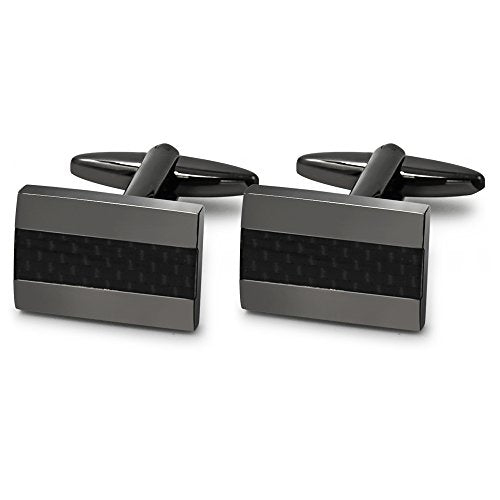 Carbon Fiber Handcrafted Cufflinks