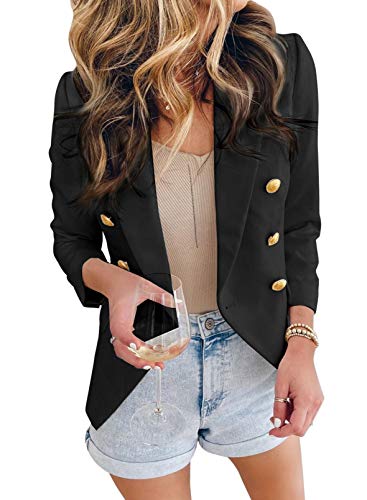 Dokotoo Women's Lapel Collar Cardigan Jacket