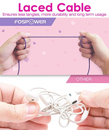 FosPower Kids LED Cat Ear Headphones