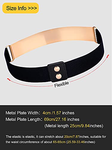 Mirror Stretch Waist Dress Belt for Women
