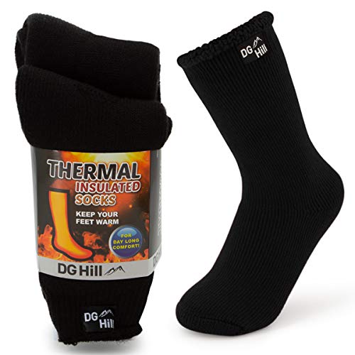 DG Hill Kids' Thermal Winter Socks 2-Pack