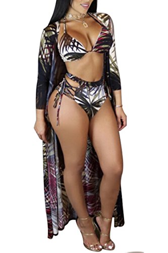 Viottiset Cut-Out High Waist Bikini Set