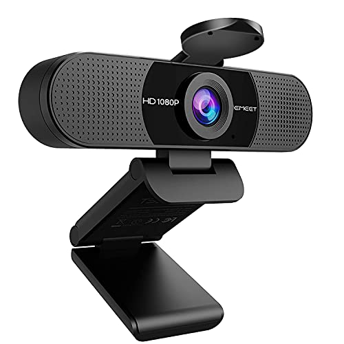 eMeet 1080P Webcam with Microphone, C960 Web Camera