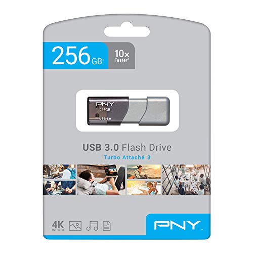 PNY 256GB Turbo AttachÃ© 3 USB 3.0 Flash Drive