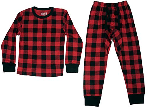 At The Buzzer  Red Thermal Underwear Set for Boys