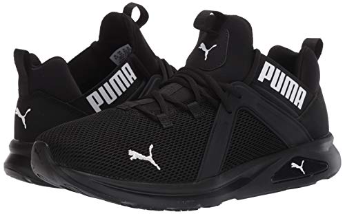 PUMA Men's Enzo 2 Sneaker, Black White, 10 M US