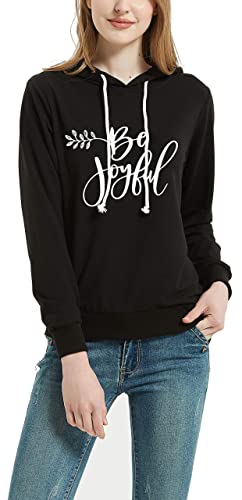 MAKARTHY Letter Print Hoodie Sweatshirt