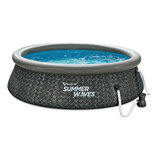 Summer Waves 10ft Quick Set Inflatable Pool with Filter Pump