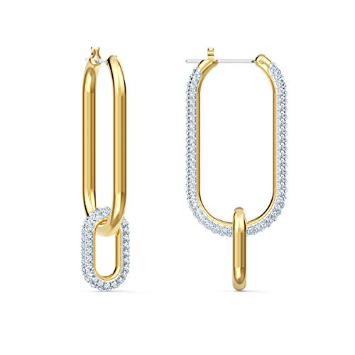 Swarovski Time Pierced Hoop Earrings