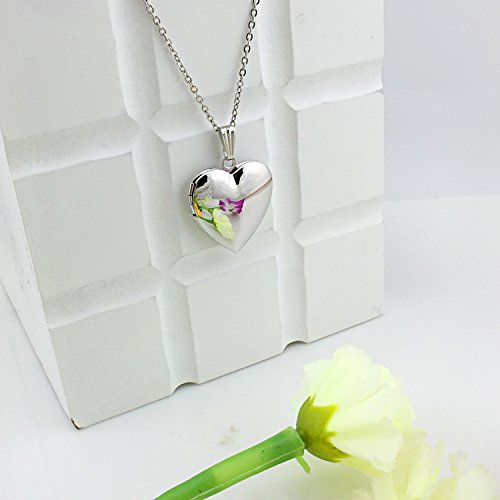 Love Heart Locket Necklace for Picture