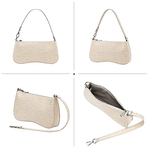 JW PEI Crocodile Vegan Leather Shoulder Bag
