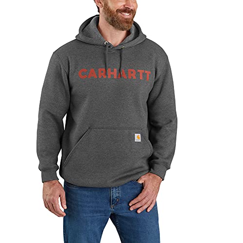Carhartt Logo Graphic Sweatshirt (Carbon Heather, L)