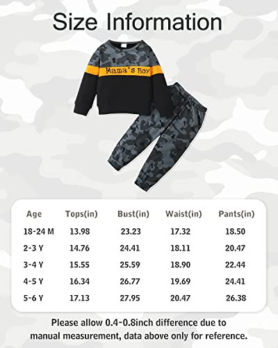 Toddler Boy Camo Outfit Set