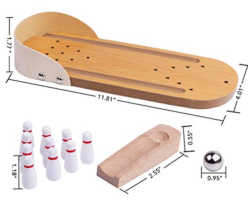 Mini Tabletop Bowling Game Set