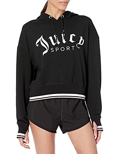 Juicy Couture Women's Black Logo Hoodie (Large)