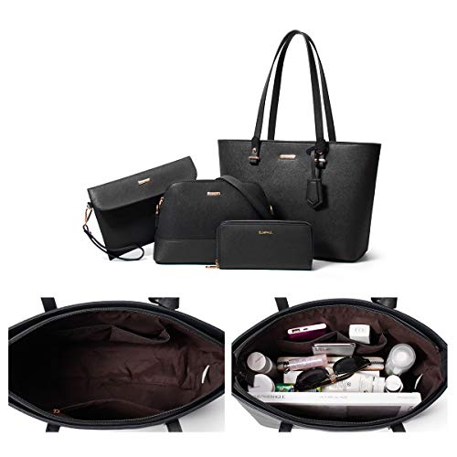 4-Piece Set of Fashion Tote and Shoulder Bags