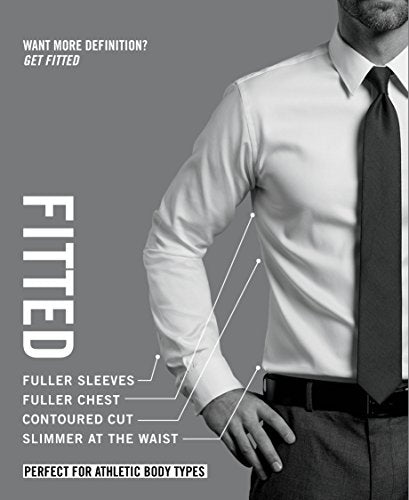 Van Heusen Men's Fitted Dress Shirt