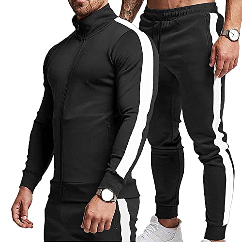 Men's Active Tracksuits with Zip Pockets