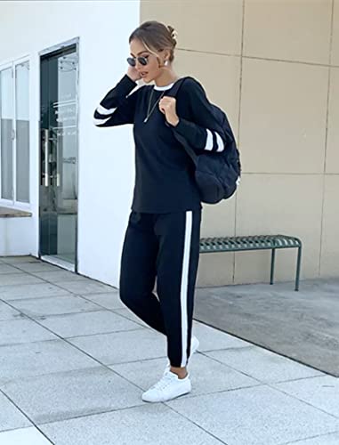 Women's Plus Size Casual Sweatsuit Set